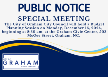 PUBLIC NOTICE - SPECIAL MEETING